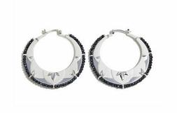 Rebecca Gancio Gioielli Nero Spinello " Foglia " Argento Ste