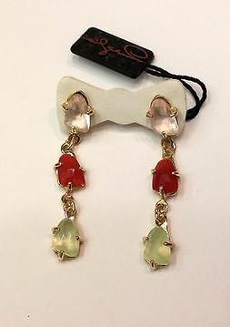 Oro Giallo Quarzo Verde Rosso Rosa  E248/og