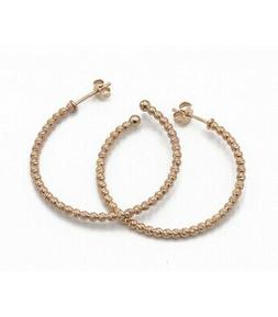 Cerchio Con Palline Diamantate In Argento 925 Rose Gold