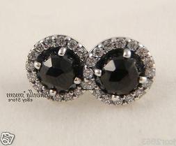 Glamorous Legacy Originale PANDORA Nero Spinello Orecchino 2
