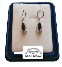 Pl.oro Bianco Nero 18k Con Cristalli Swarovski Donna S2