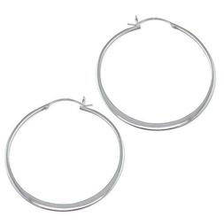 A Cerchio - Argento Sterling Stile Creolo Per Ragazze O Donn