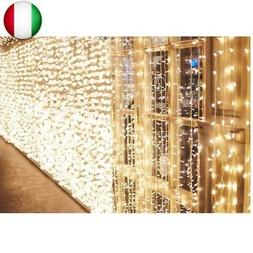 IDESION 600 LED 6M x 3M Tenda Luminosa Natale Esterno/Intern