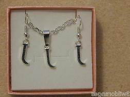 & Collana Set Placcato Argento A A Z