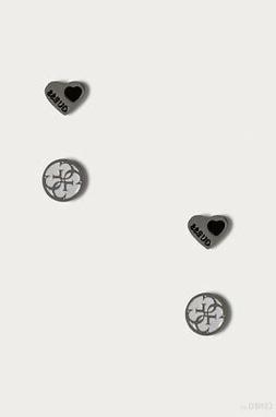 GUESS  JEWELLERY  TOC BLK HEART   WHT4G EAR  RH JUBS20 003JW