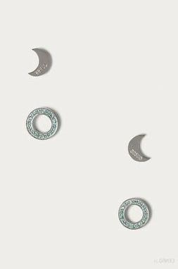 GUESS  JEWELLERY  TOC MOON BLUE PAVE CIRCL EA RH JUBS20 010J