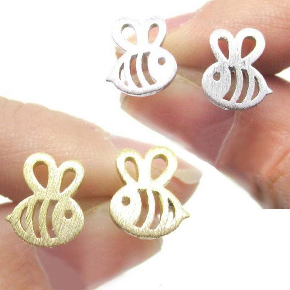 1 coppia orecchini ape orecchino vite accessorio