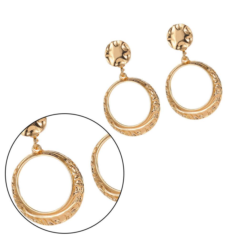 1 paio di orecchini geometrici da donna