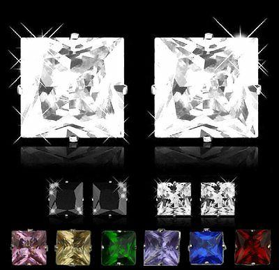 1 paio di orecchini zirconi strass cristallo