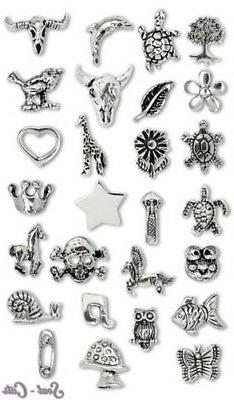 D'argento 925 Sterling Bambini Molti Motivi Vero