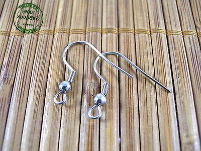 10 monachelle orecchini ami in acciaio inox