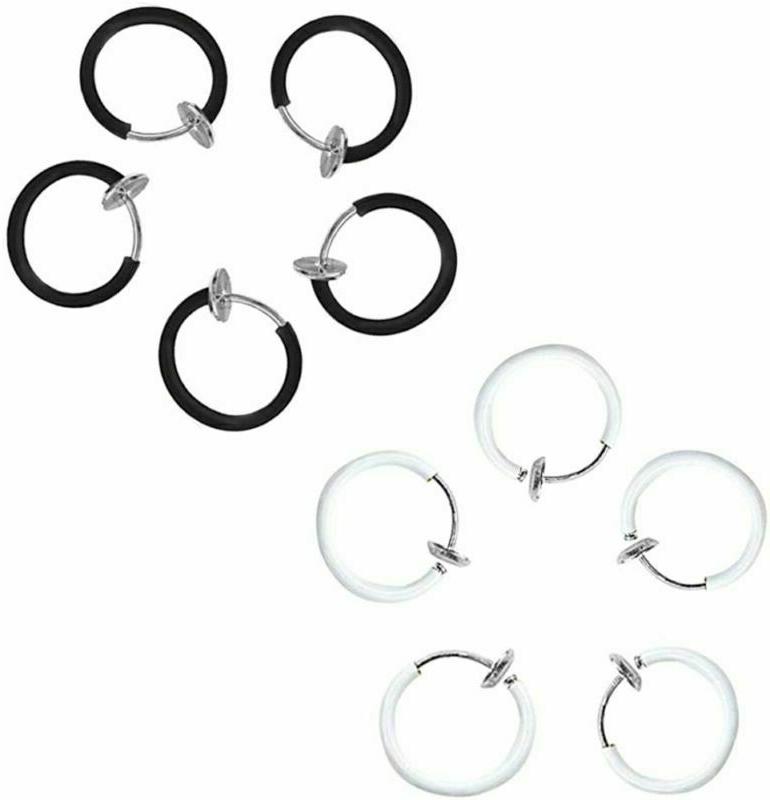 10 paia pirsing per naso finti finti