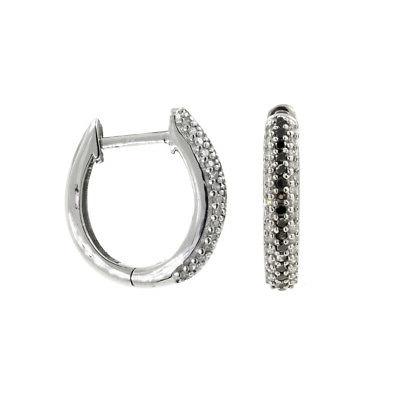 10k oro bianco multicolori diamante and nero