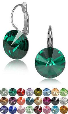 Rivoli Rotondo Cristalli Di Swarovski Strass Pendenti