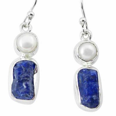 13 71cts naturale zaffiro blu grezzo perle