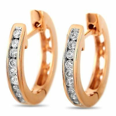 14k oro rosa 0 14 carati diamante