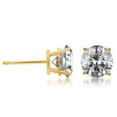 14k uomo donna oro giallo diamante taglio
