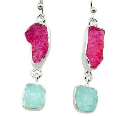 16 94cts rosa naturale tormalina grezzo 925