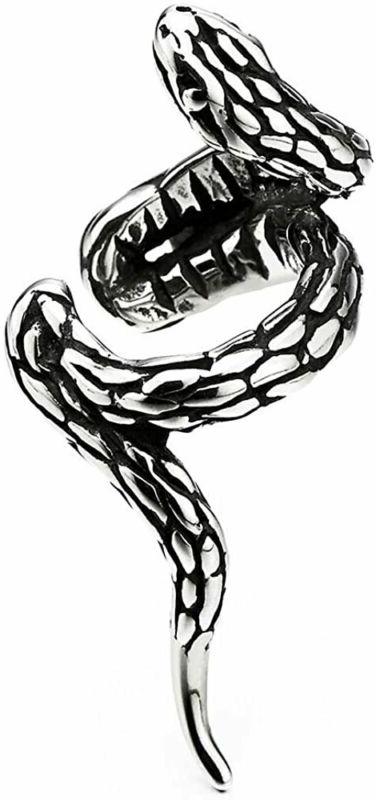 1pc vintage serpente clip on orecchini a