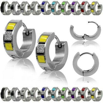 2 hoops orecchini a cerchio mosaico donna