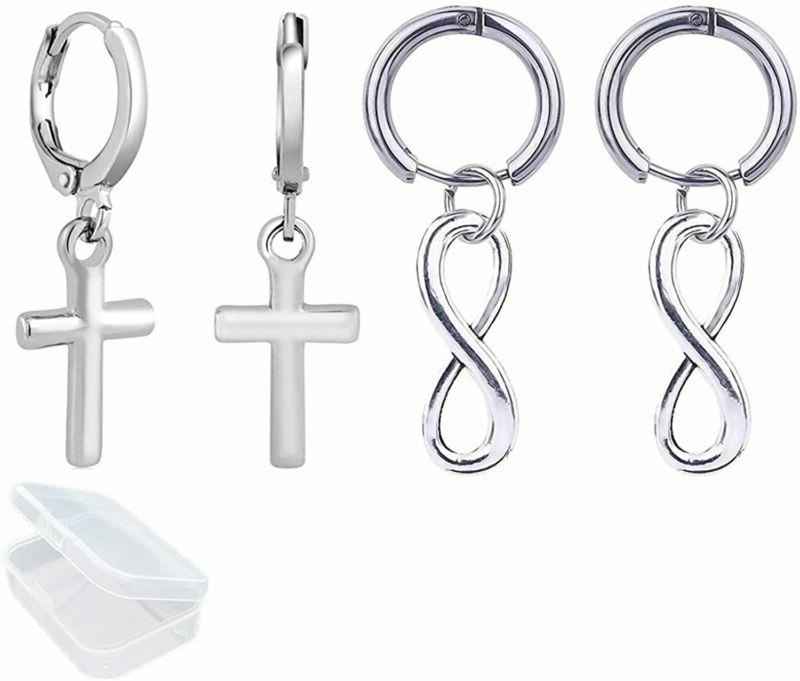 2 paia orecchini bts pendenti gioielli kpop