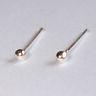 2 x argento sterling orecchino per naso con piccoli semplice