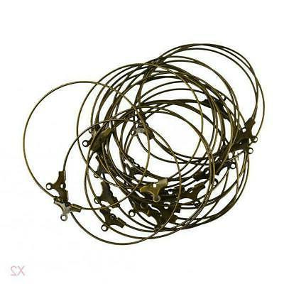 20pcs gioielli filo di perline cerchio anello