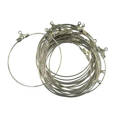 20pcs orecchini cerchio per anello fai da