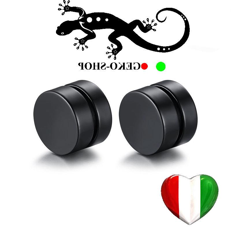 2x 0recchini magnetici uomo senza foro 8