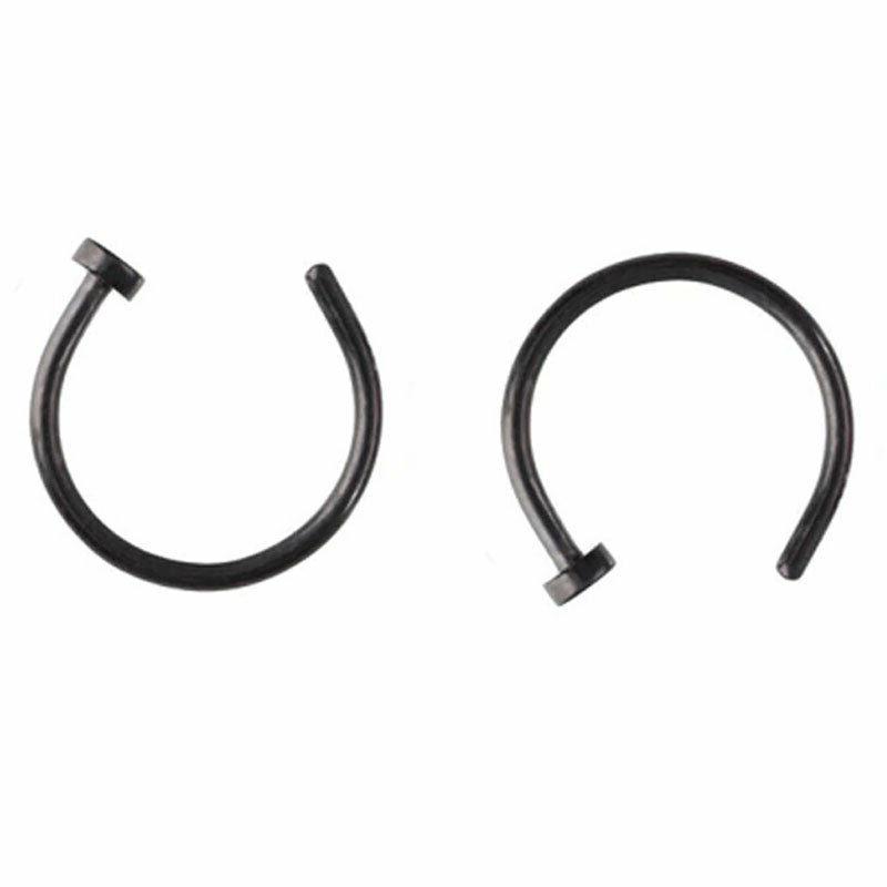 2x orecchini naso finti orecchini cerchio anello