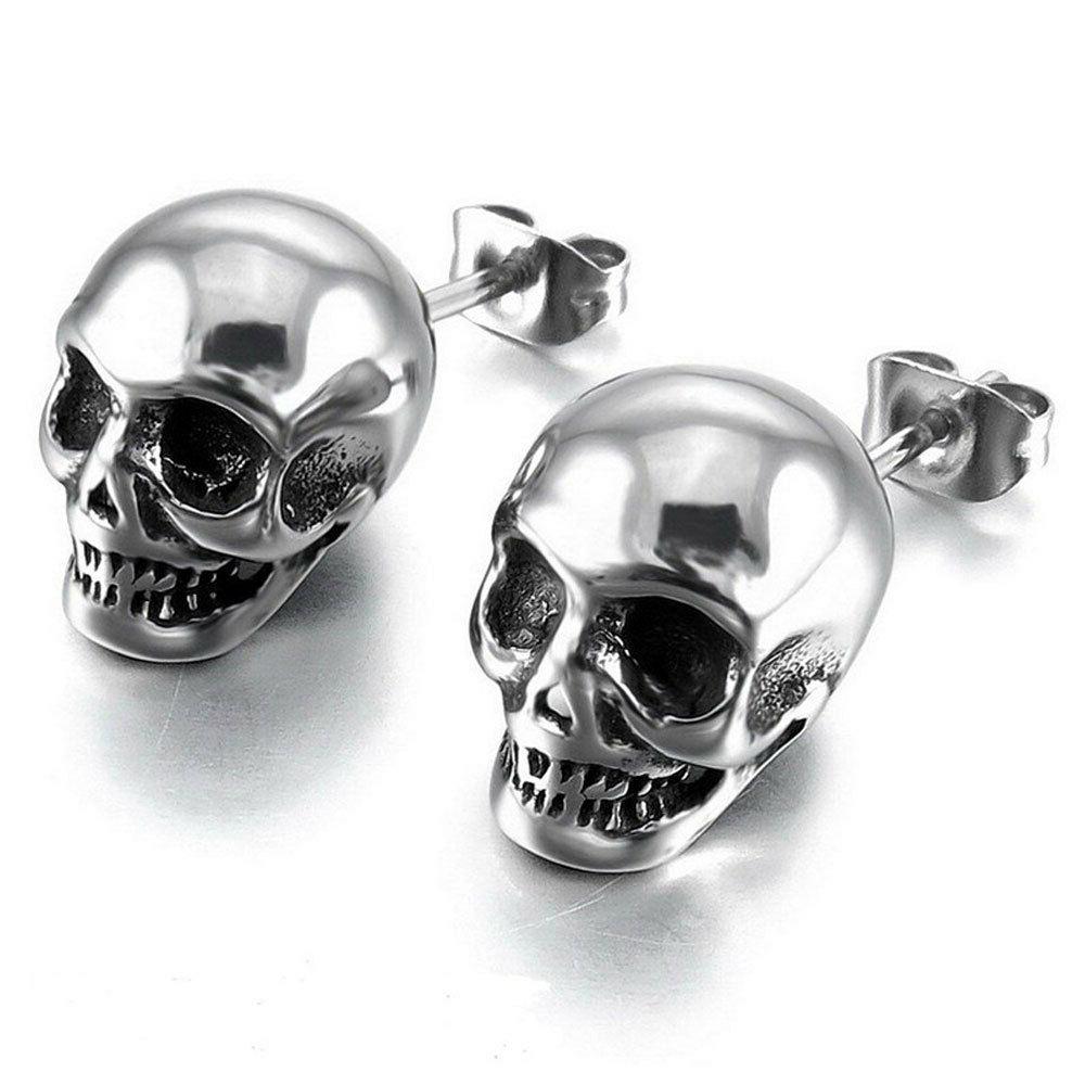2x orecchini teschio skull bigiotteria orecchino idea