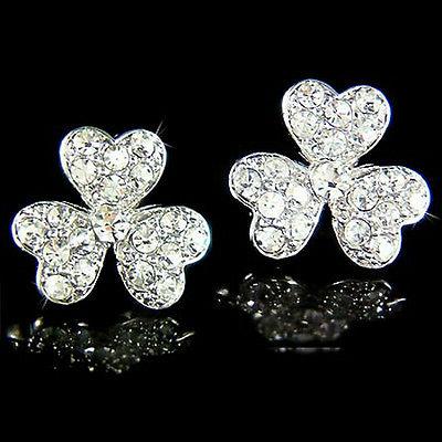 3 quadrifoglio trifoglio in swarovski cristallo irlandese