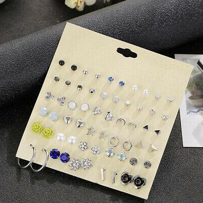 30 paia set orecchini della vite prigioniera