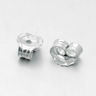 4pz ferma orecchini farfalline in argento 925