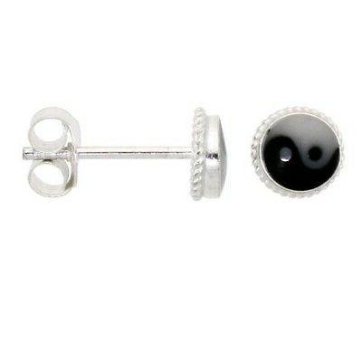 5mm 0 5cm diametro argento sterling yin