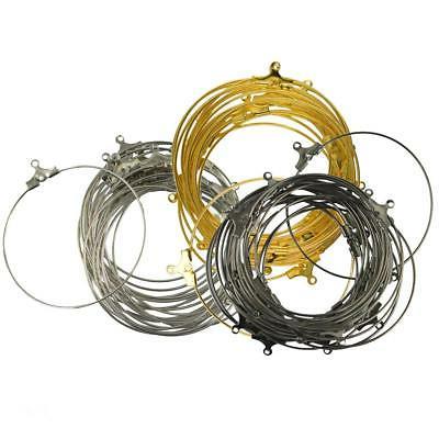 60 pezzi orecchini cerchio per creazione beads