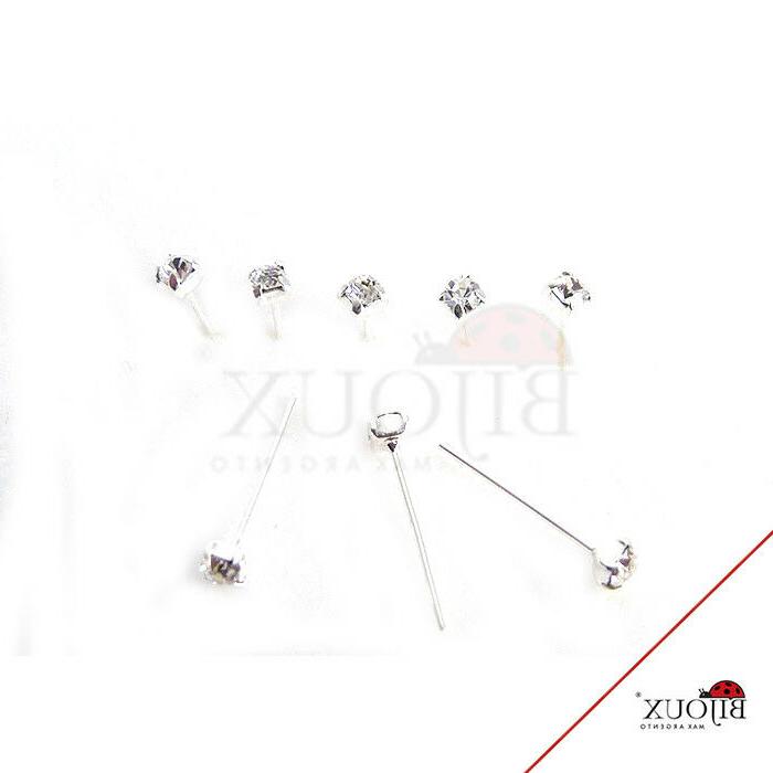 8 orecchino naso piercing nasino in argento