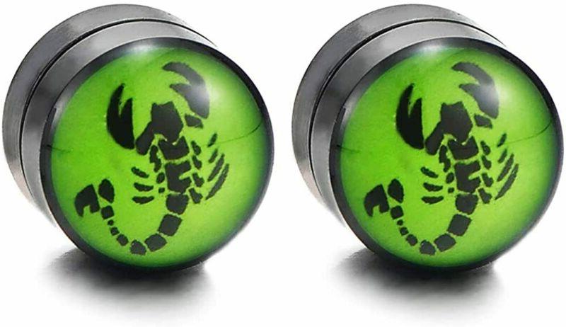 8mm uomo donna magnetico nero verde cerchio