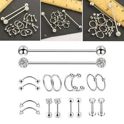 9 pairs cartilagine piercing kit gioielli orecchini