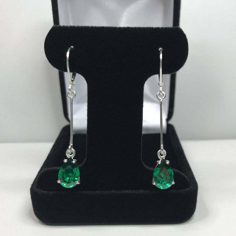 925 argento sterling gemma smeraldo naturale certificato