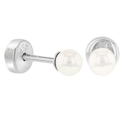 925 rosa argento sterling pallido perle finte