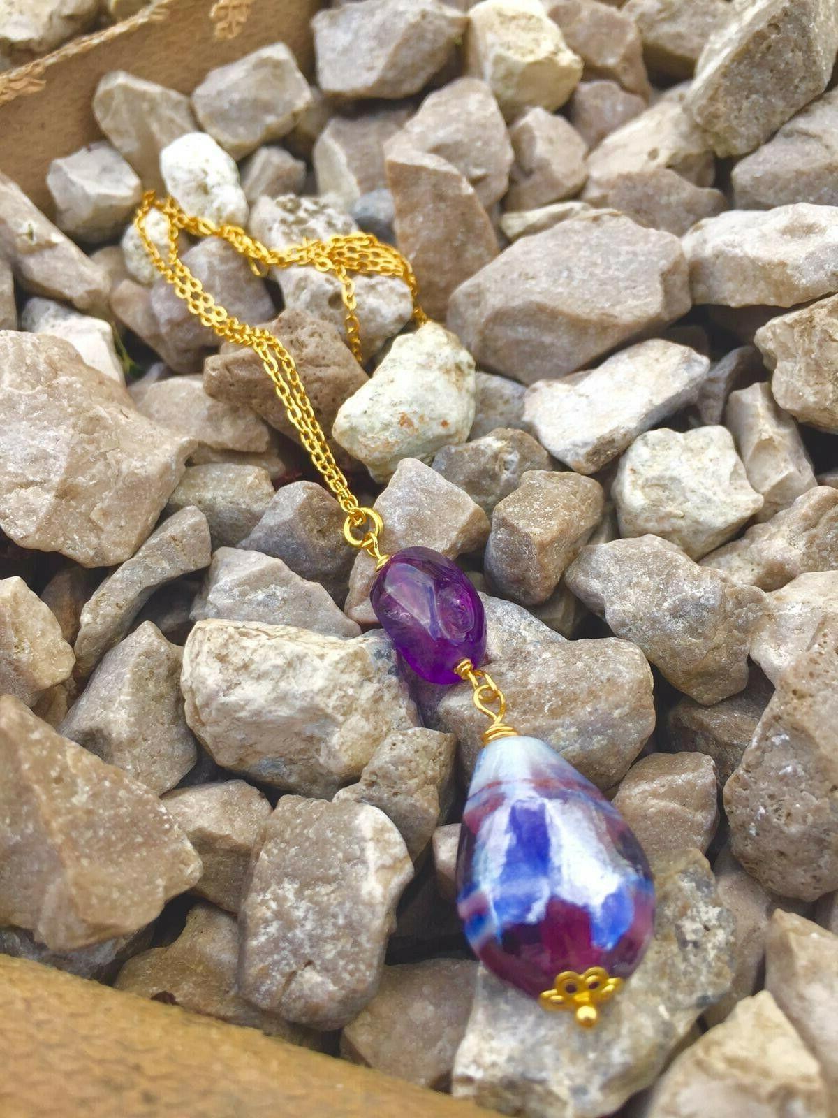 accessori donna con pietre naturali acciaio orecchini