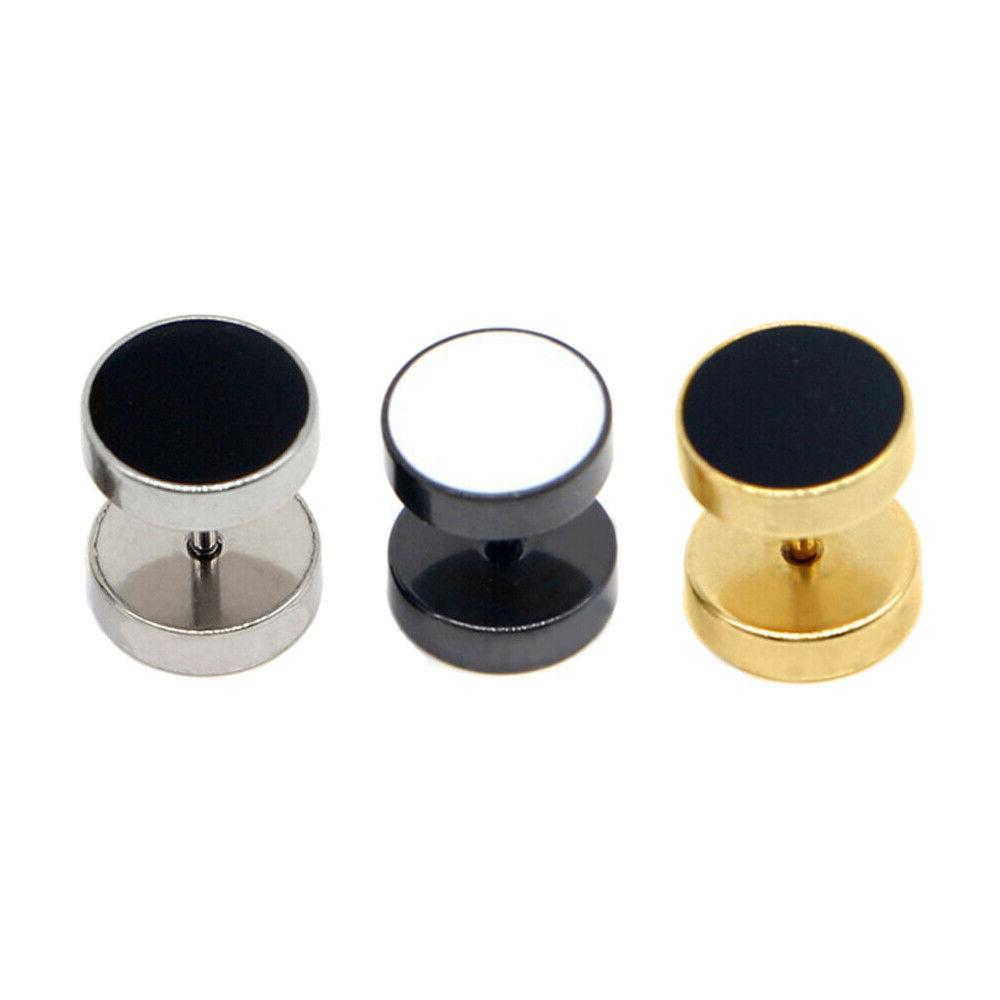 acciaio inox falso plug cerchio email bicolore