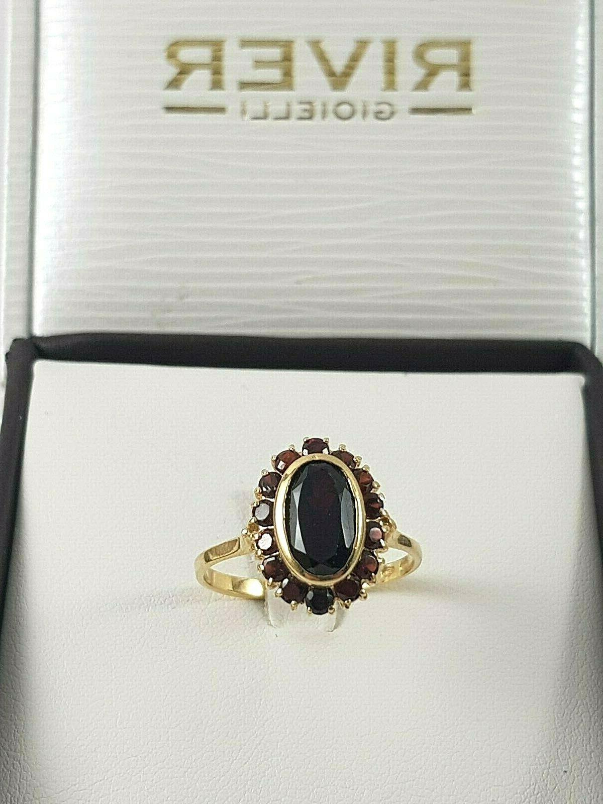 anello da donna in oro giallo 18