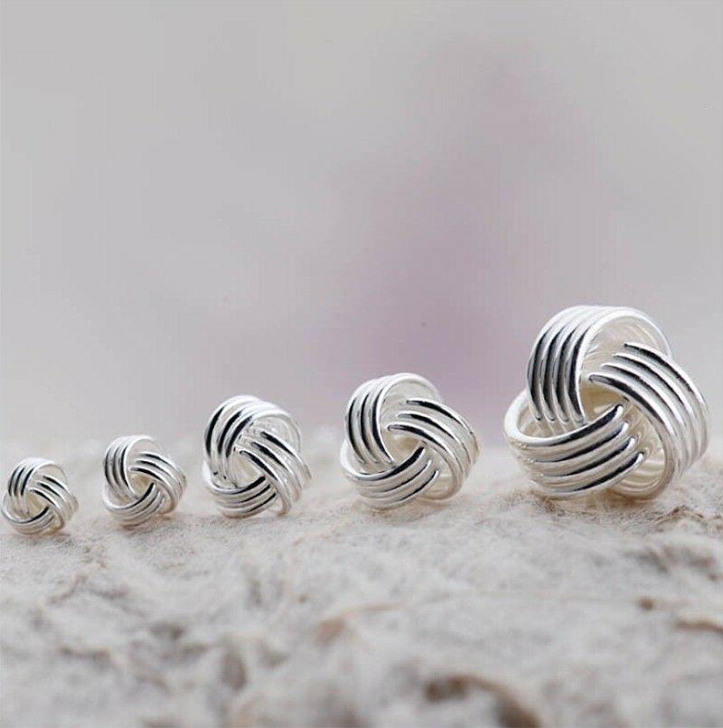 argento massiccio sterling 925 a spirale lana