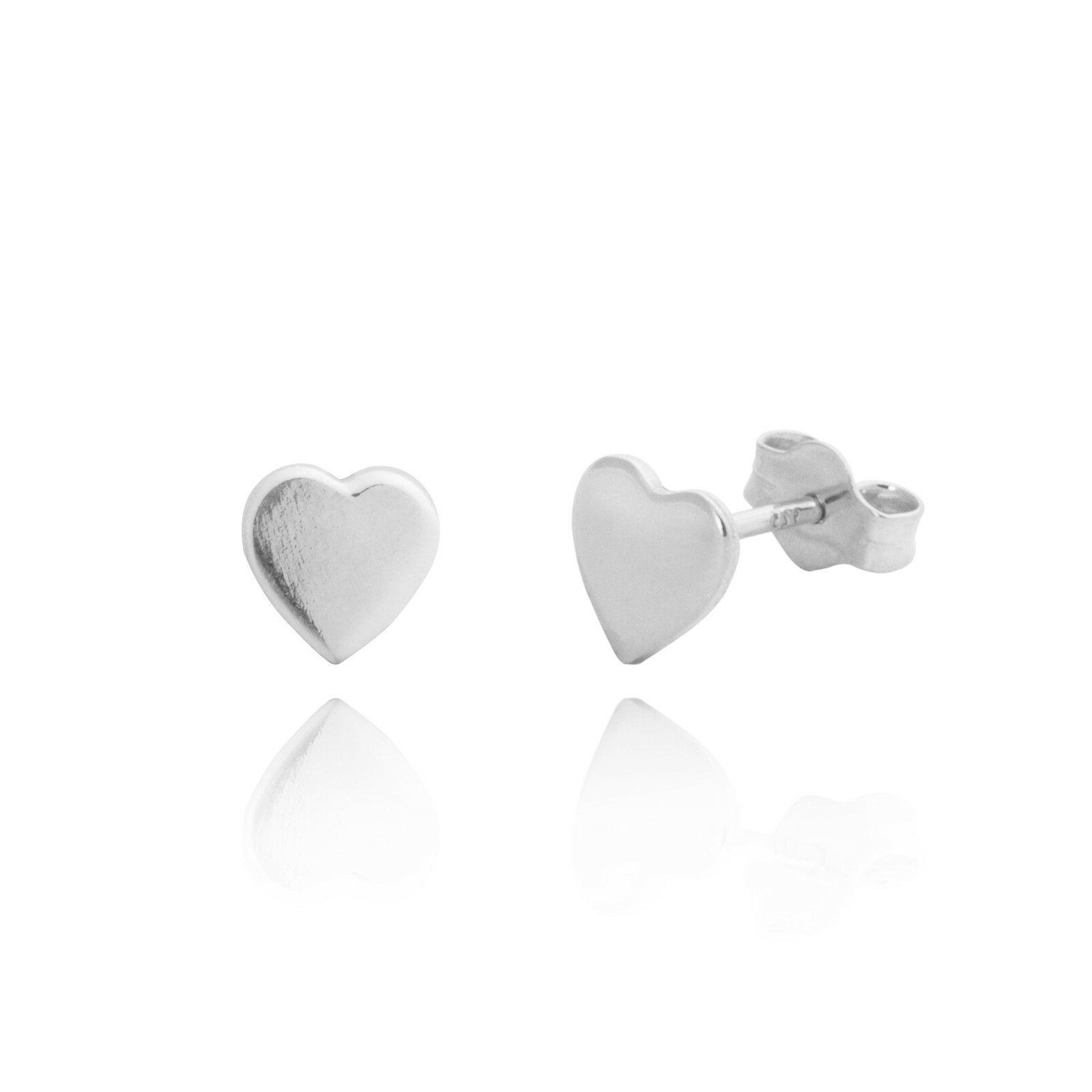 argento sterling 925 piccoli orecchini a perno