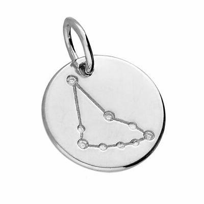 argento sterling capricorno zircone cubico constellation dis