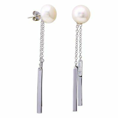 argento sterling goccia barre pendente orecchini a