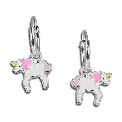 bambini anelli unicorno rosa 925 argento sterling