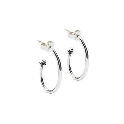 bead in argento orecchini a cerchio con